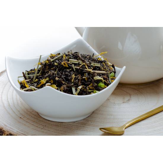 PU-ERH CYTRYNOWY SORBET HERBATA CZERWONA